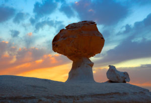 Poster Egypt White Desert Chicken&Mushroom