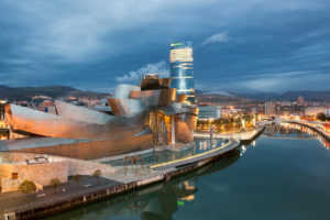 Poster Spain Biscay Bilbao Guggenheim Museum
