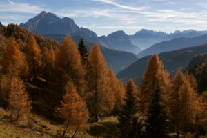 Poster Italy Dolomites Autumn