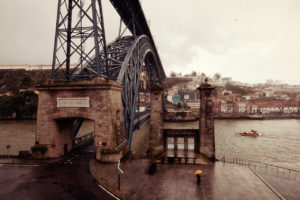 Poster Portugal Porto Rainy
