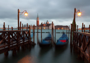 Poster Italy Venice Gondolas