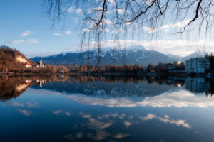 Poster Slovenia Bled Early Spring 2