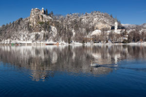 Poster Slovenia Bled Winter 3